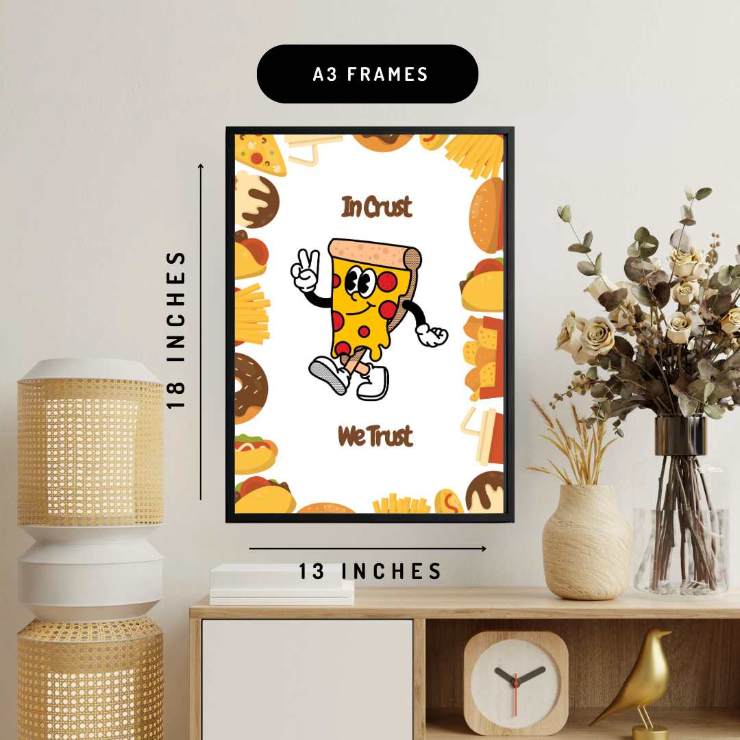 Food is Love Wall Art Posters