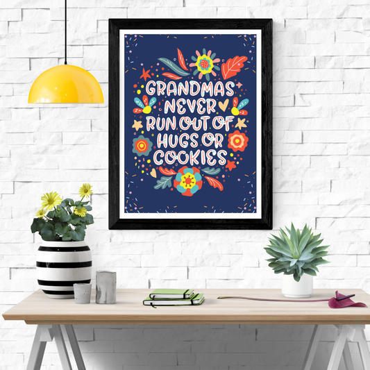 Grandma's Love Wall Art Poster