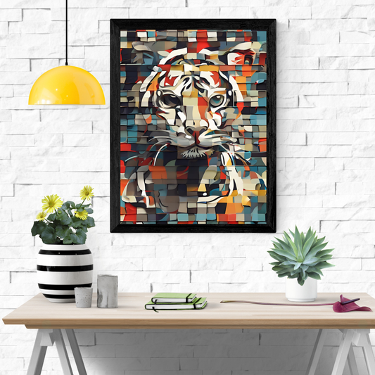 Fierce Tiger Wall Art Poster
