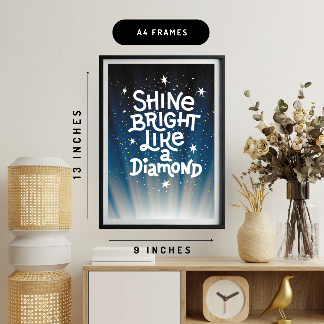 Shine Bright Wall Art Poster