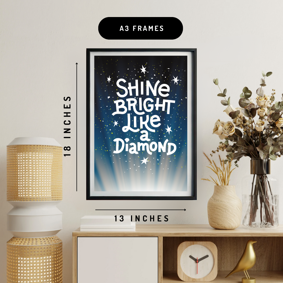 Shine Bright Wall Art Poster