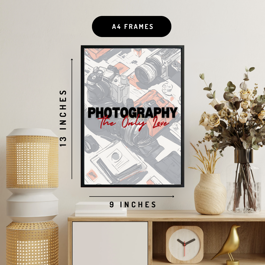 Love for Photography Wall Art Poster