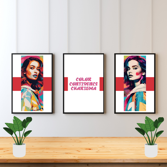 Color Confidence Charisma Wall Art Posters