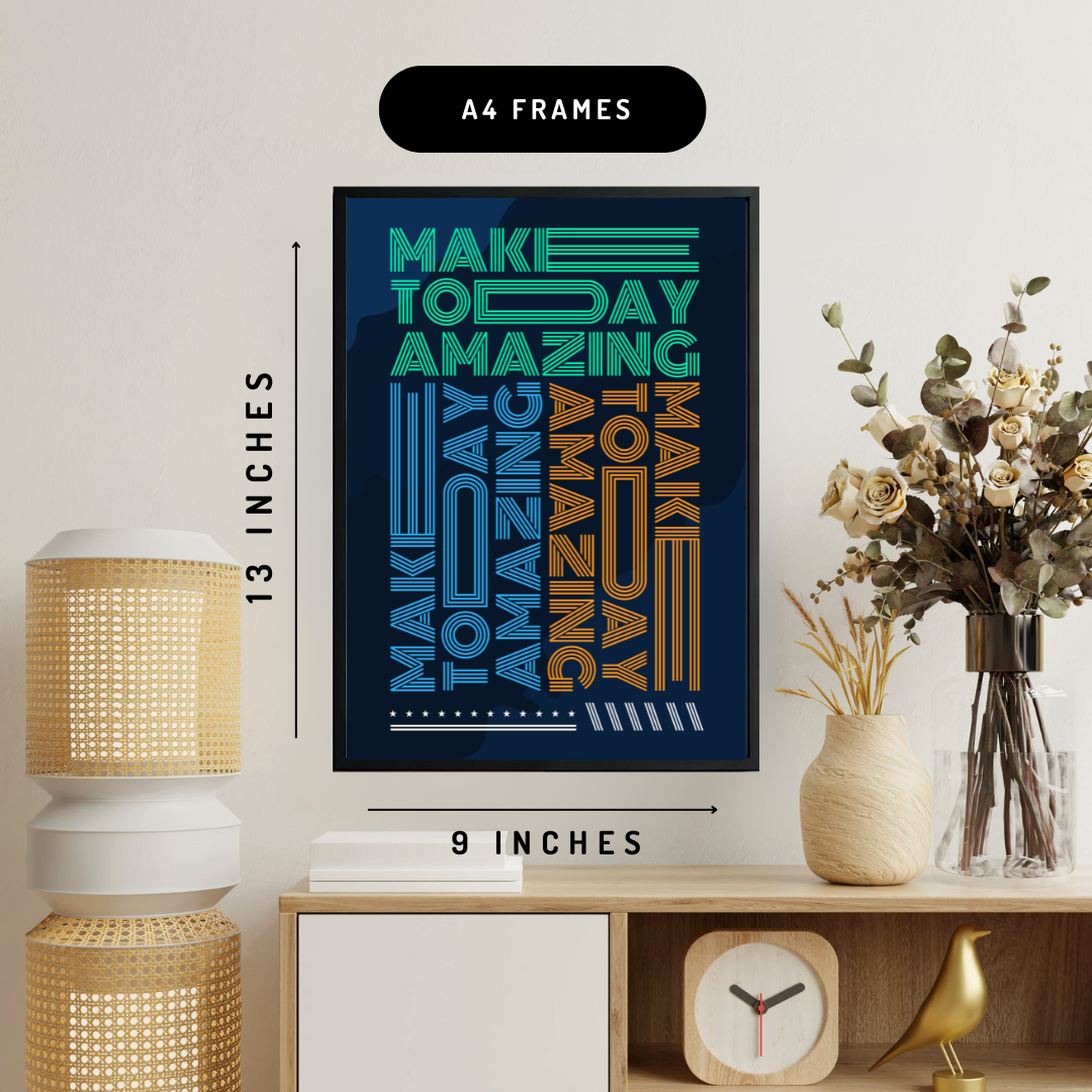 Make Today Amazing Wall Art Poster