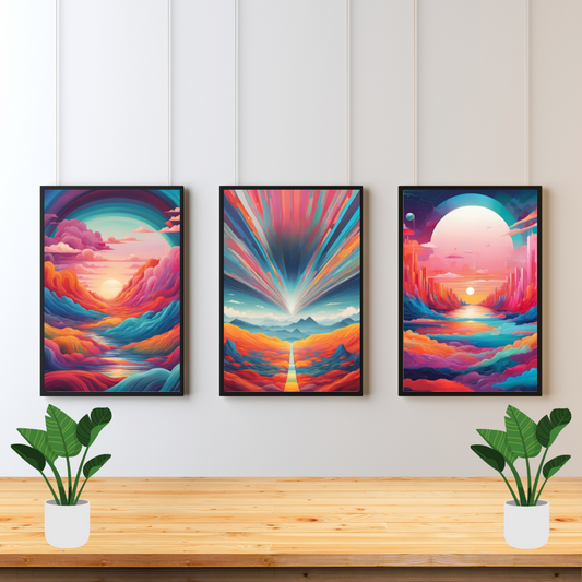 Infinity Contemporary Wall Art Posters