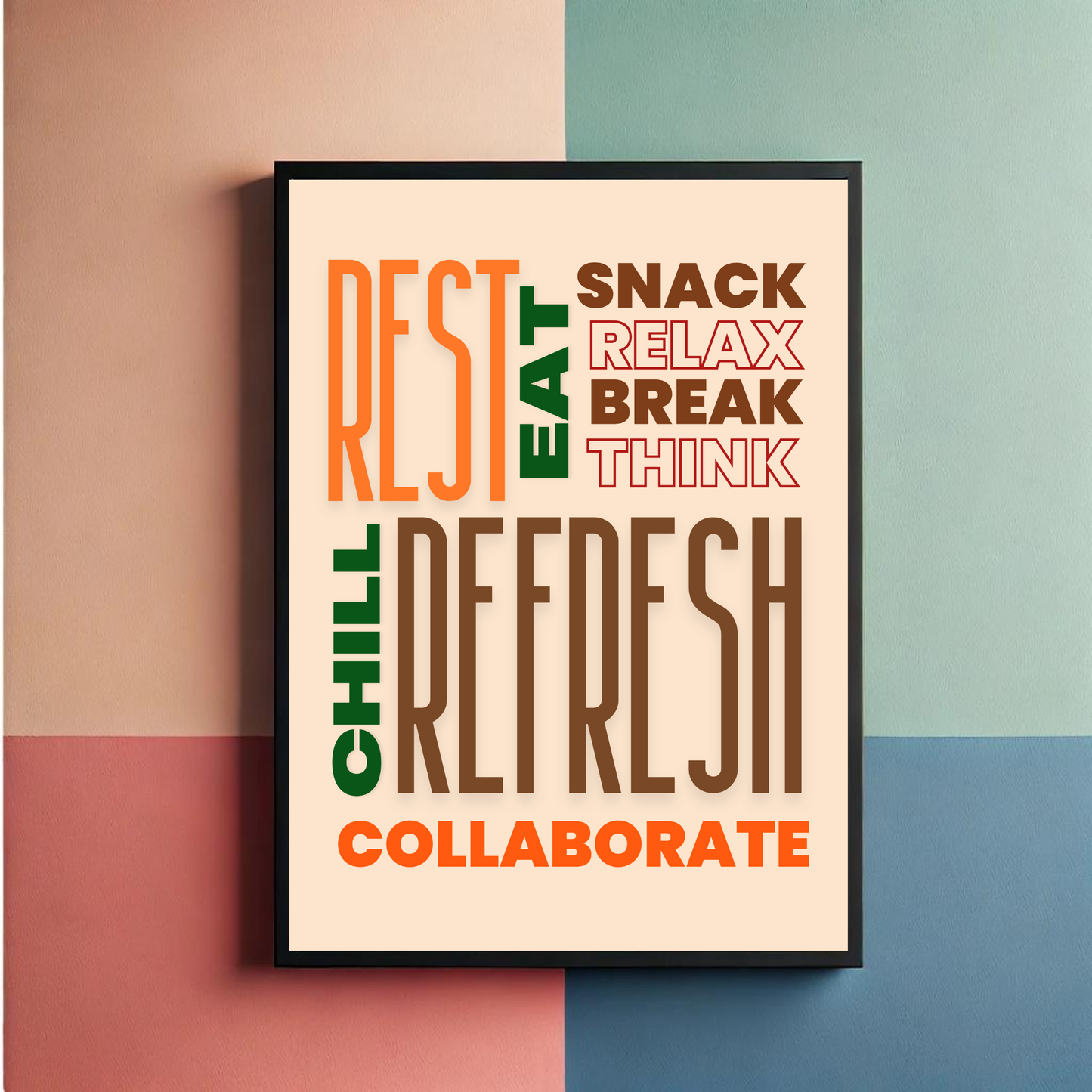 Rest And Refresh Wall Art Posters