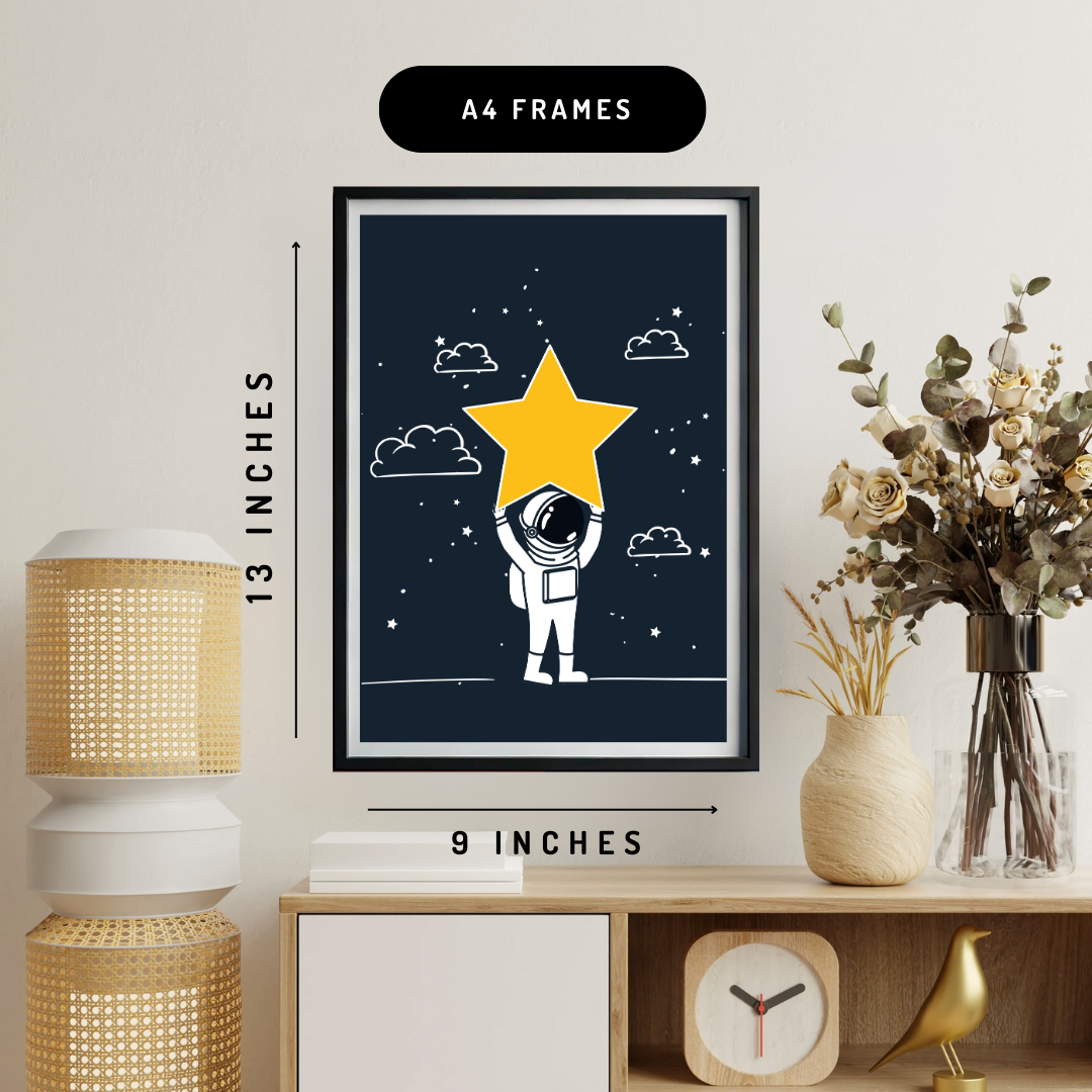 Touch The Star Wall Art Poster