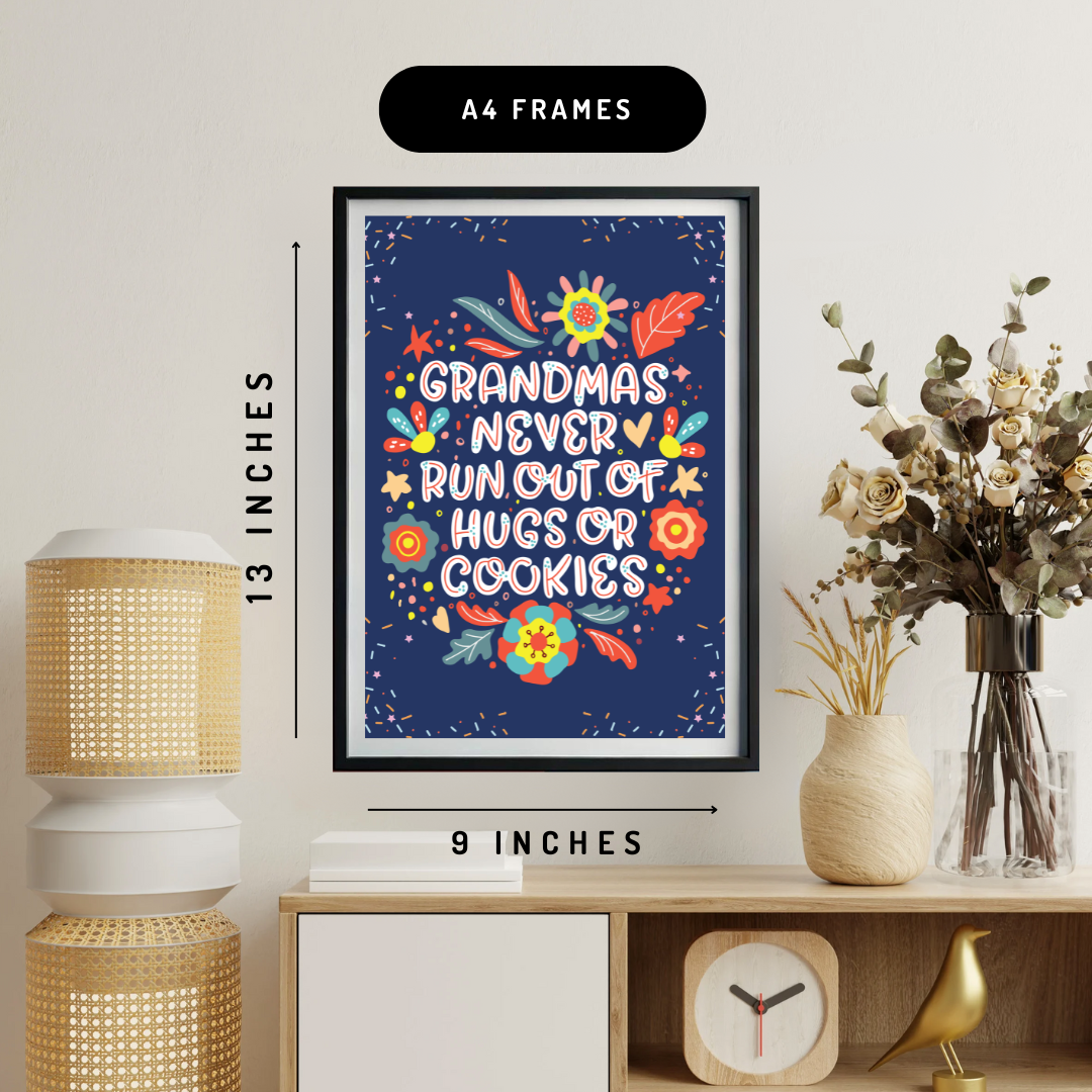 Grandma's Love Wall Art Poster