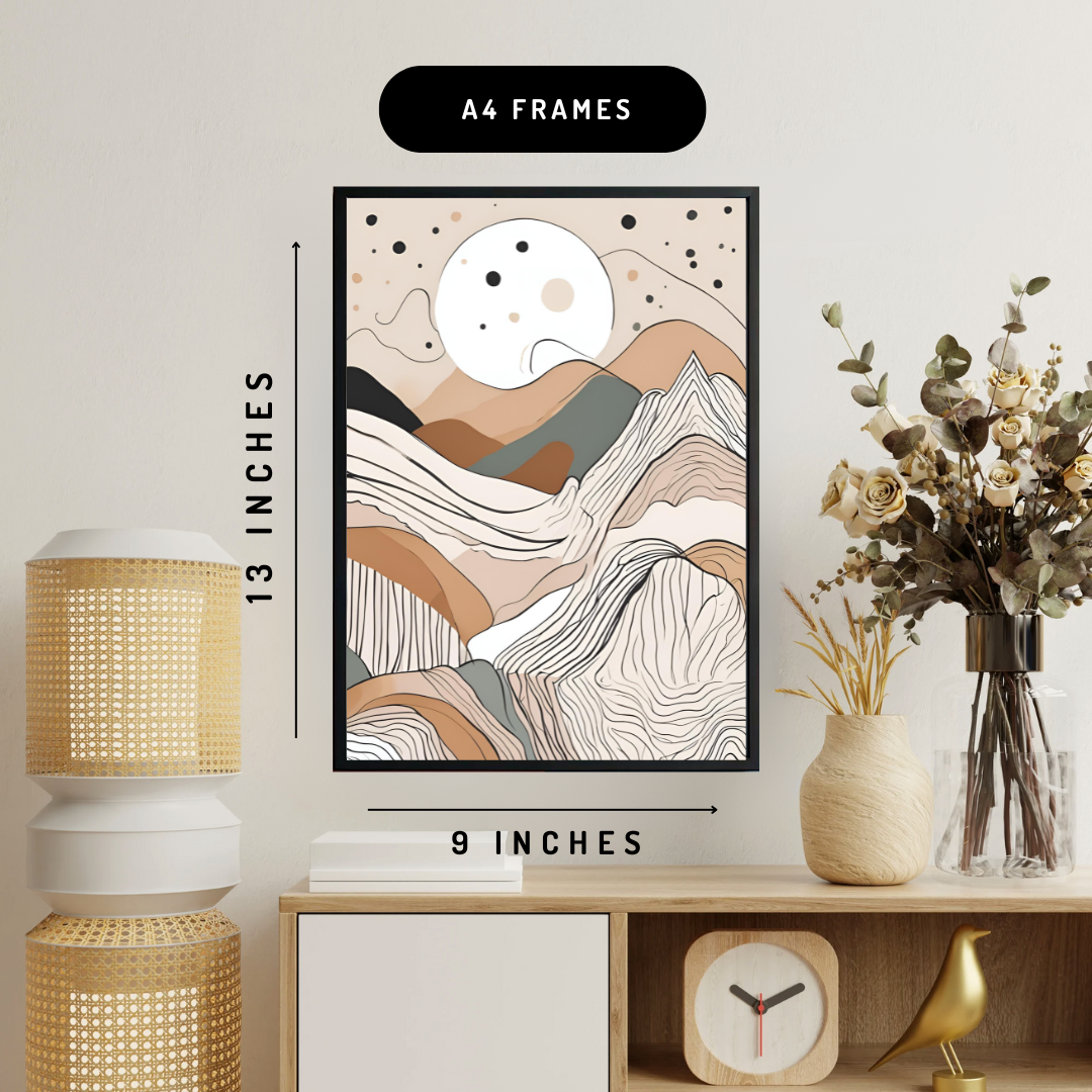 Bohemian Mountains Wall Art Posters