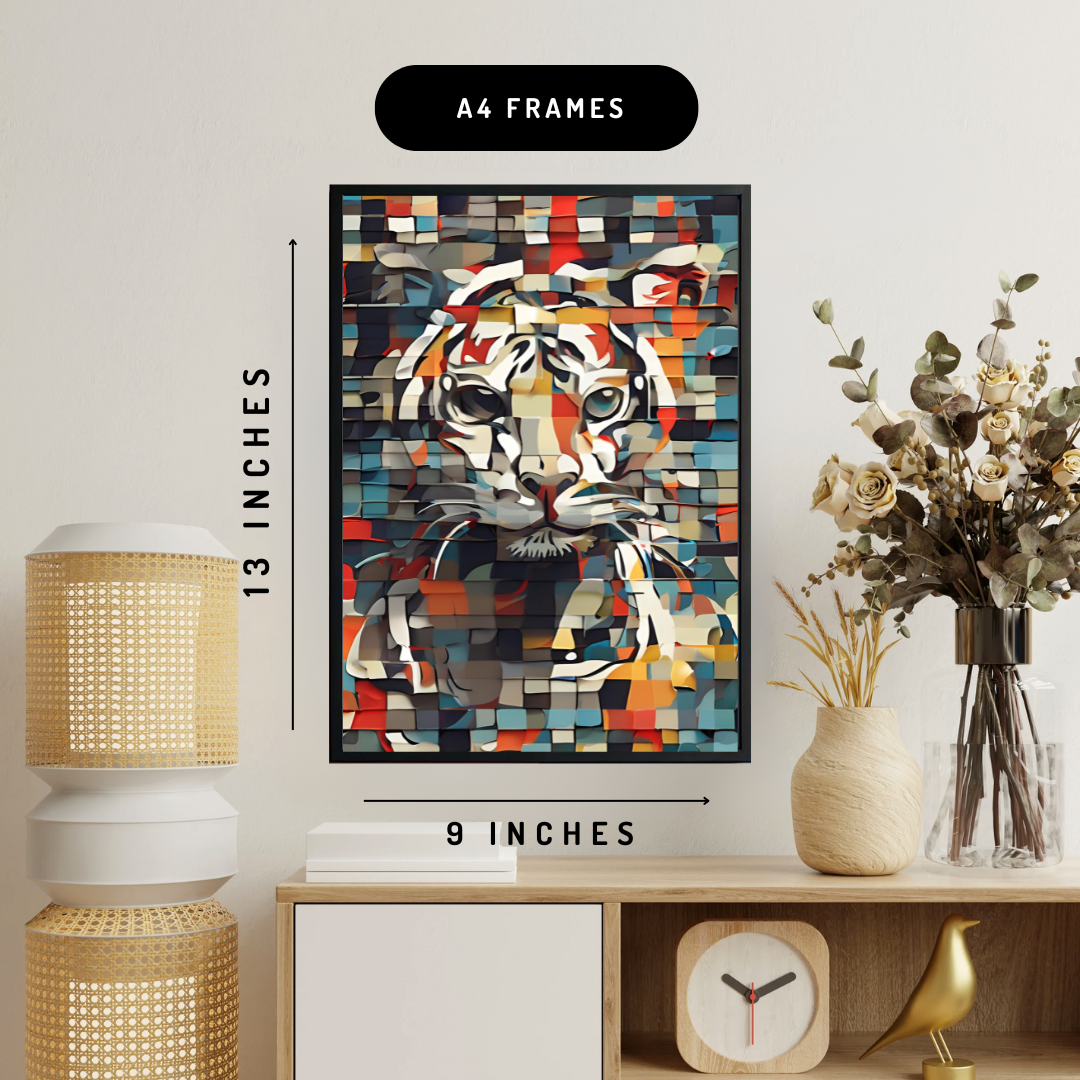 Fierce Tiger Wall Art Poster