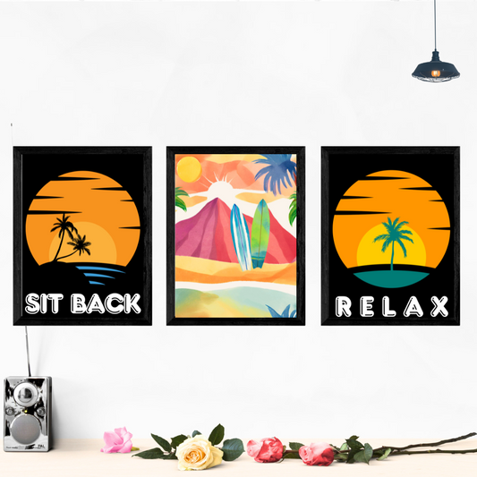 Sit Back And Relax Wall Art Posters