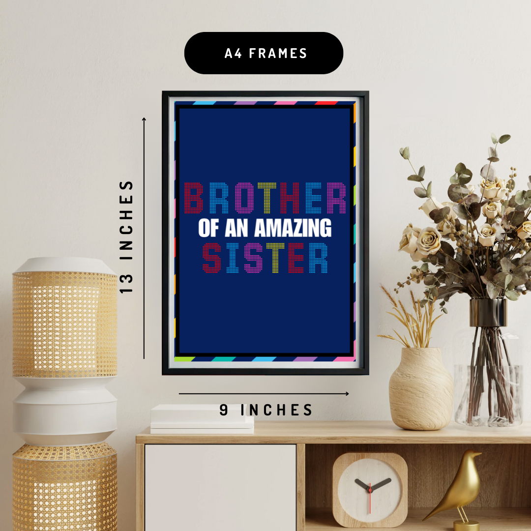 Amazing Sister Wall Art Poster