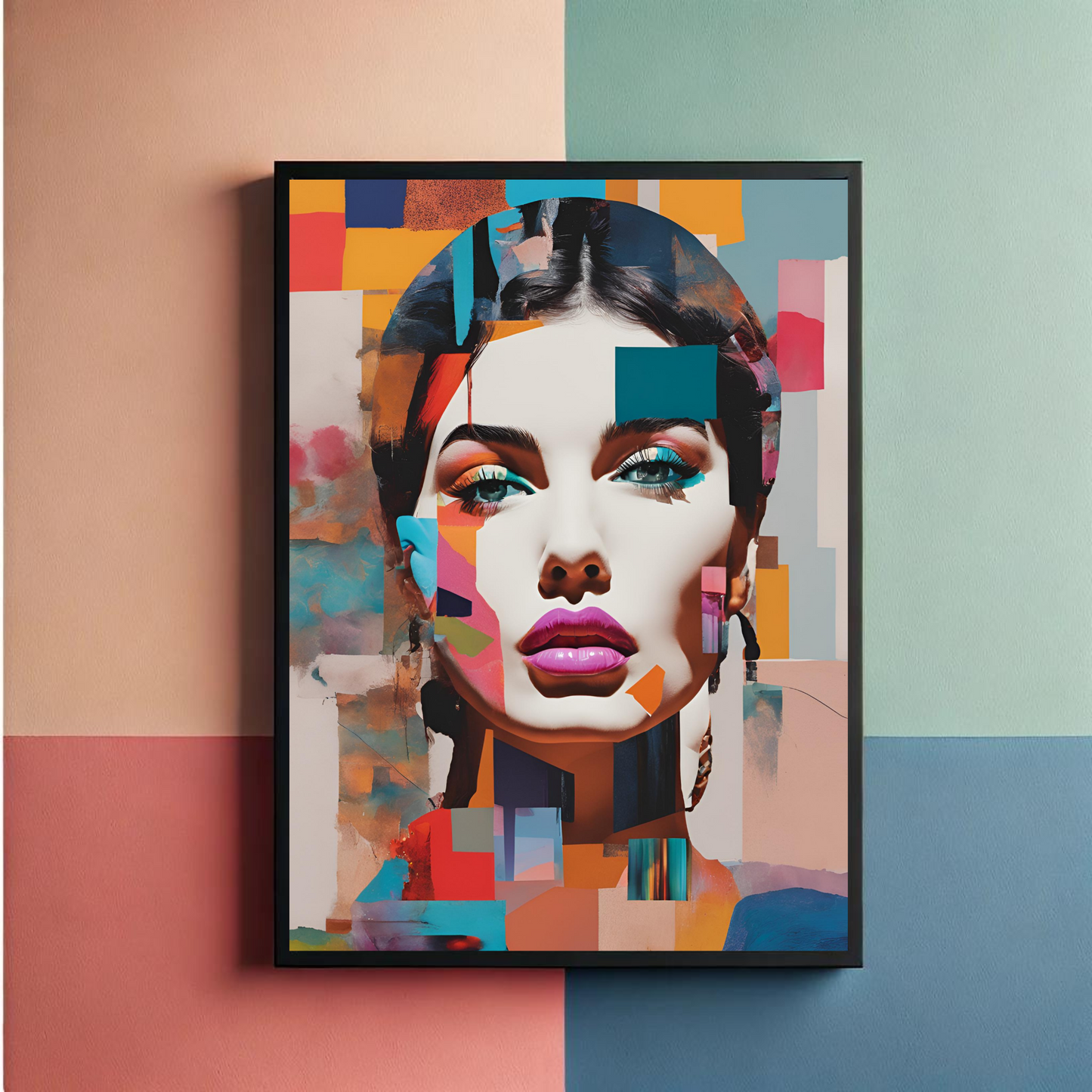 Elegant Woman Modern Wall Art Poster
