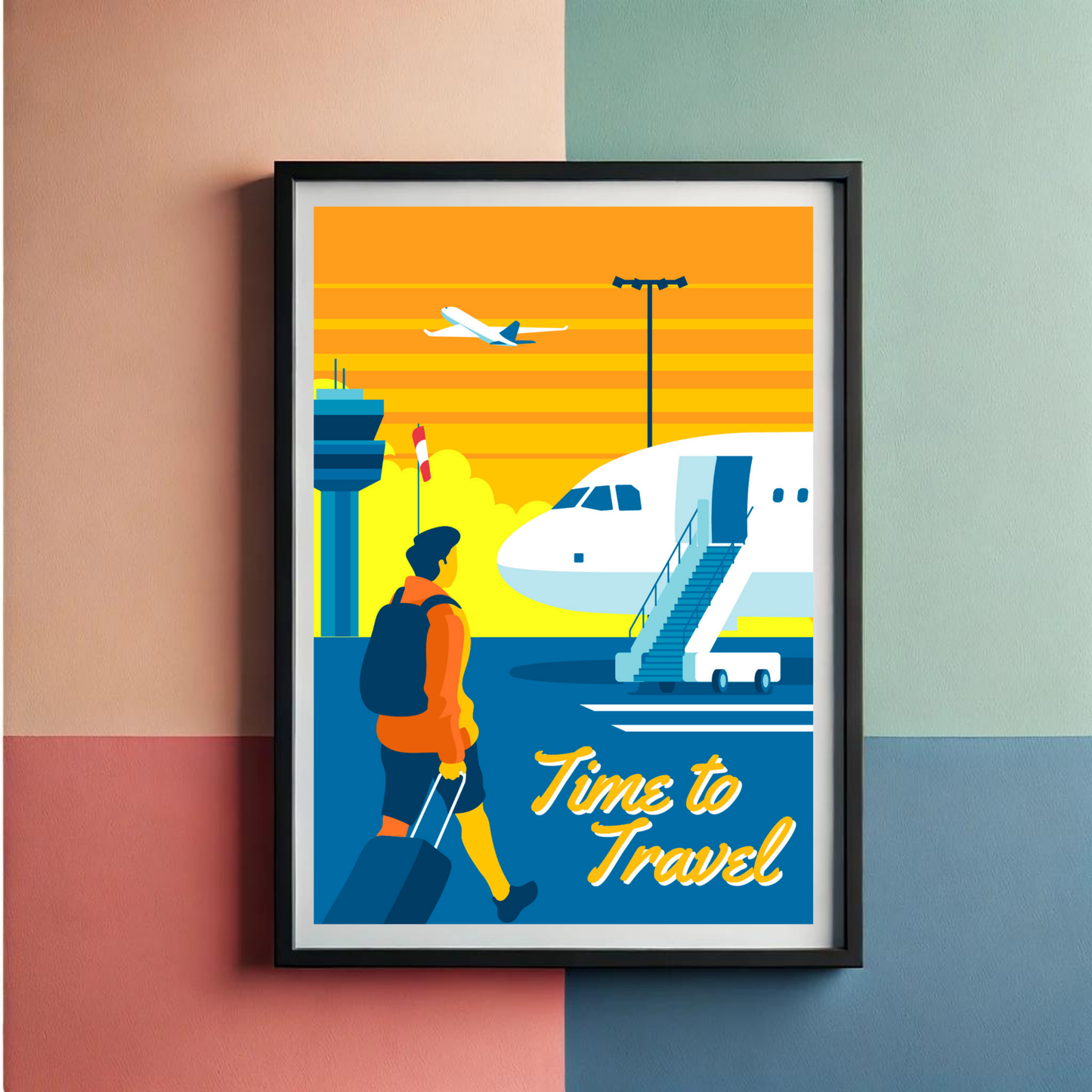 Time To Travel Wall Art Poster