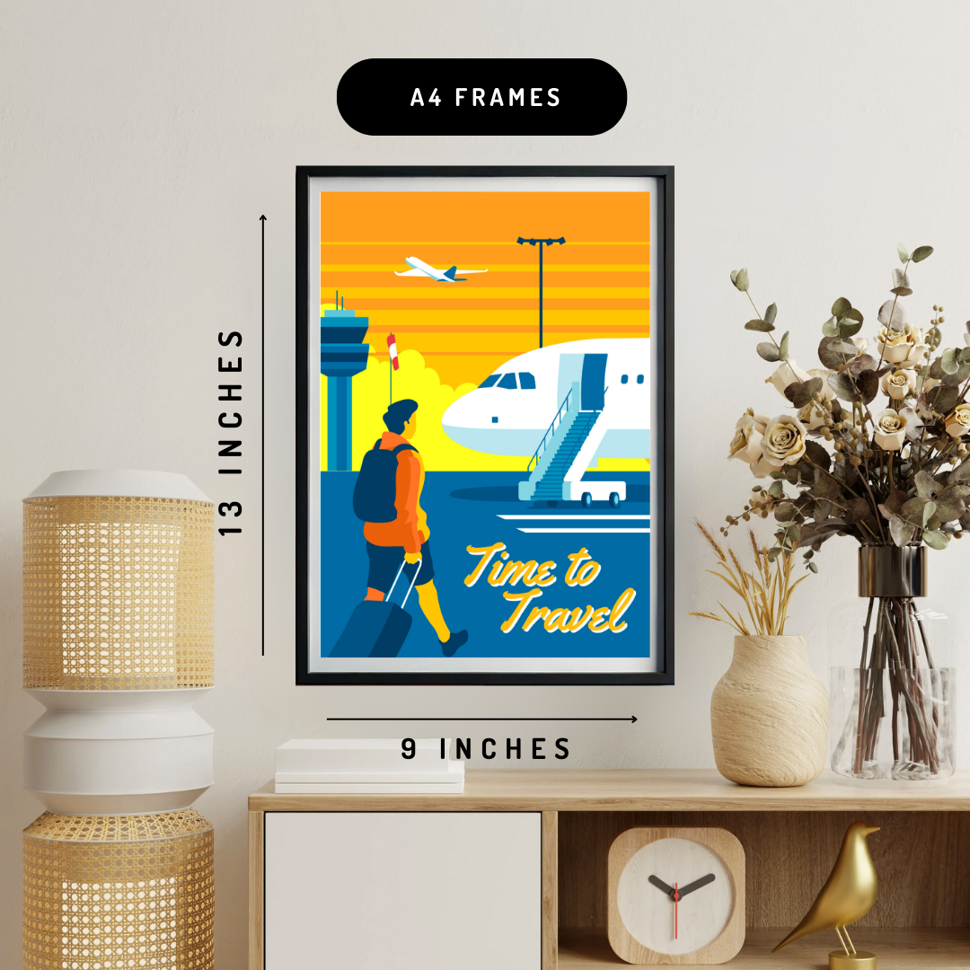 Time To Travel Wall Art Poster