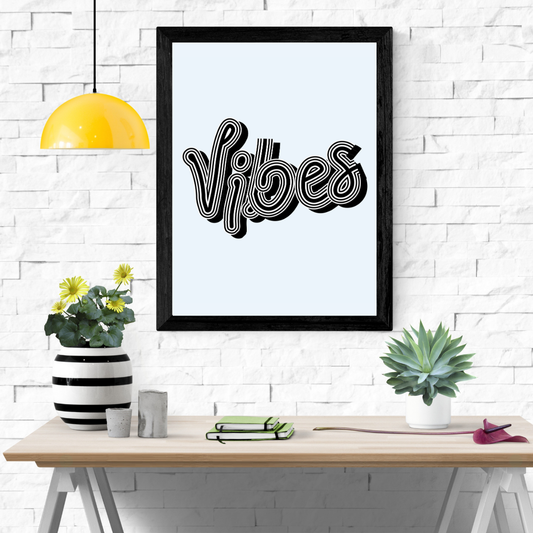 Vibes Wall Art Poster