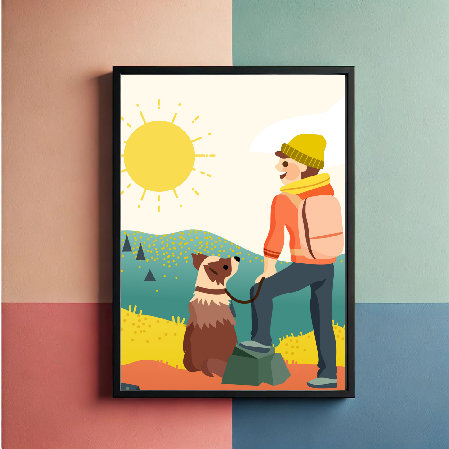 Trek Along Wall Art Poster