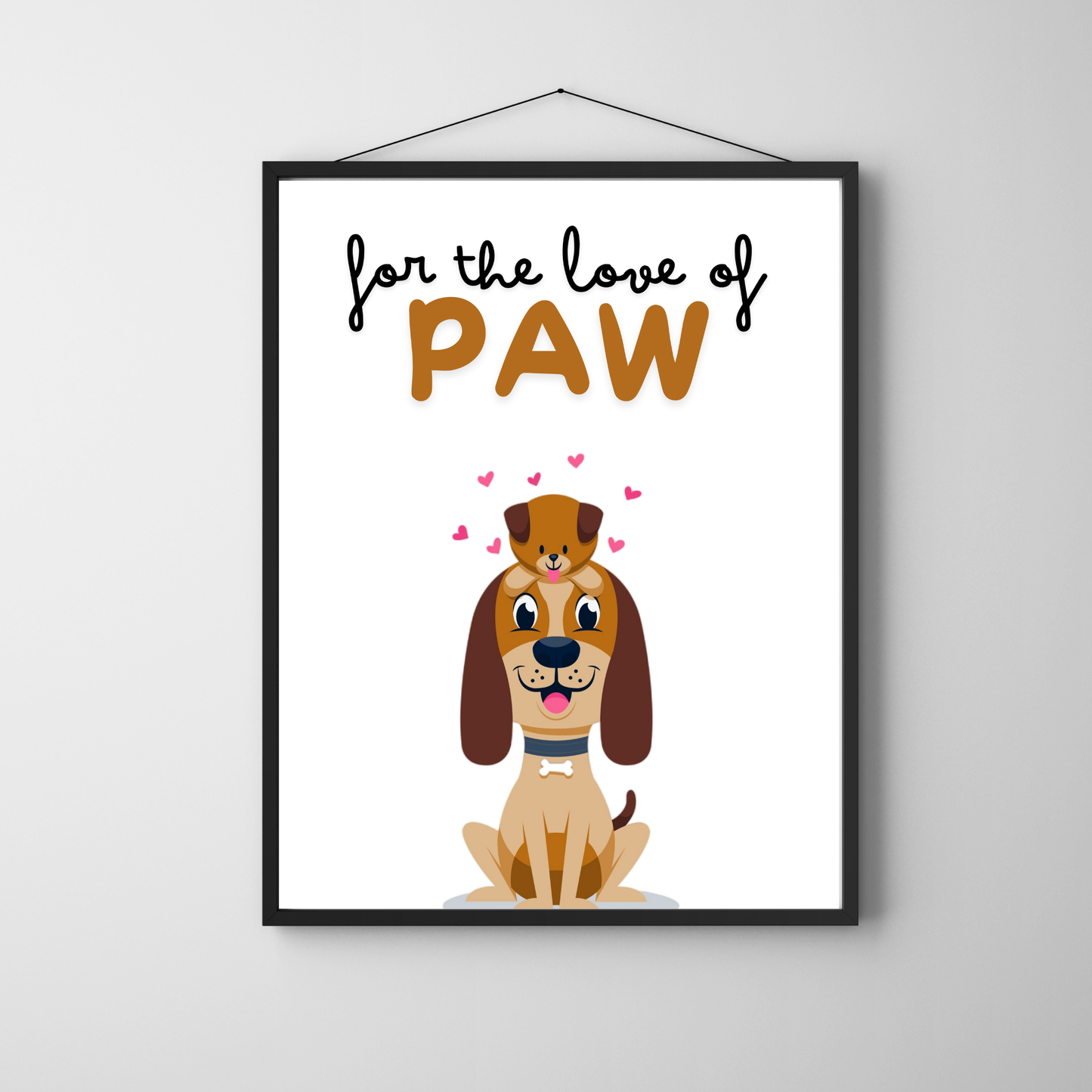 Lovely Paw Wall Art Poster