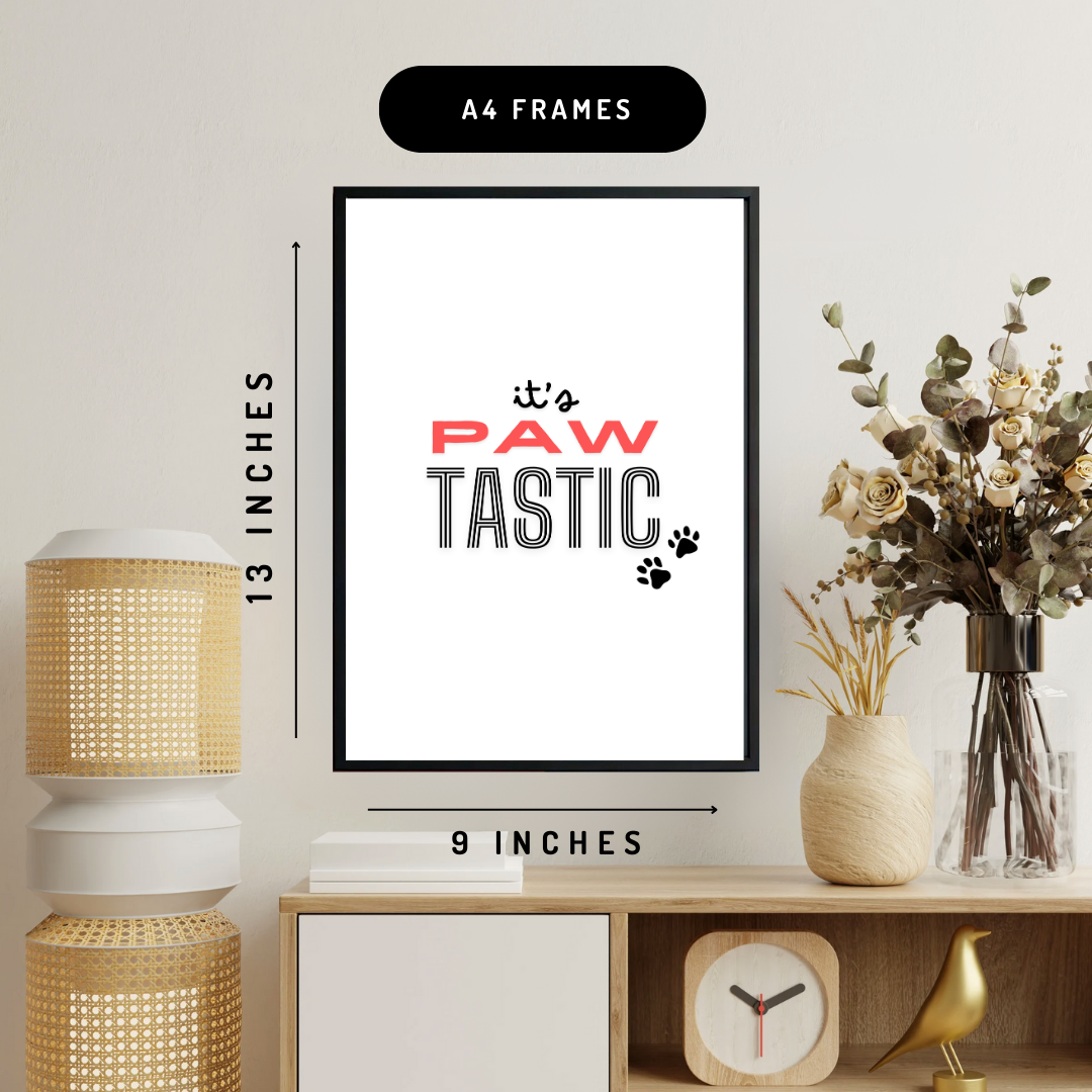 Paw Tastic Wall Art Poster
