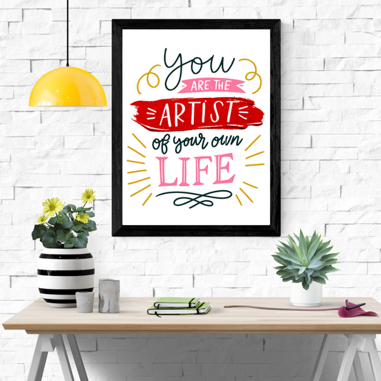 Be The Artist Wall Art Poster