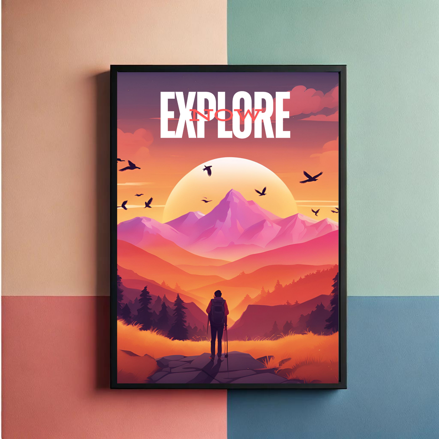 Explore Wall Art Poster