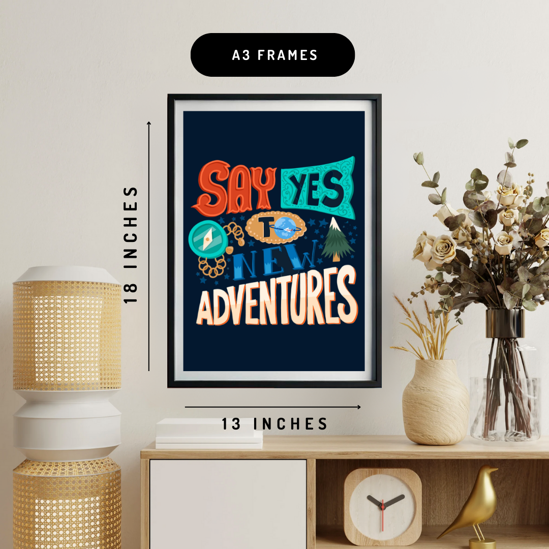 Adventure Wall Art Poster