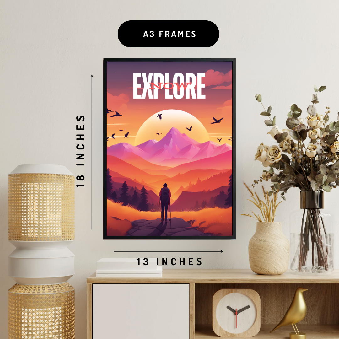 Explore Wall Art Poster