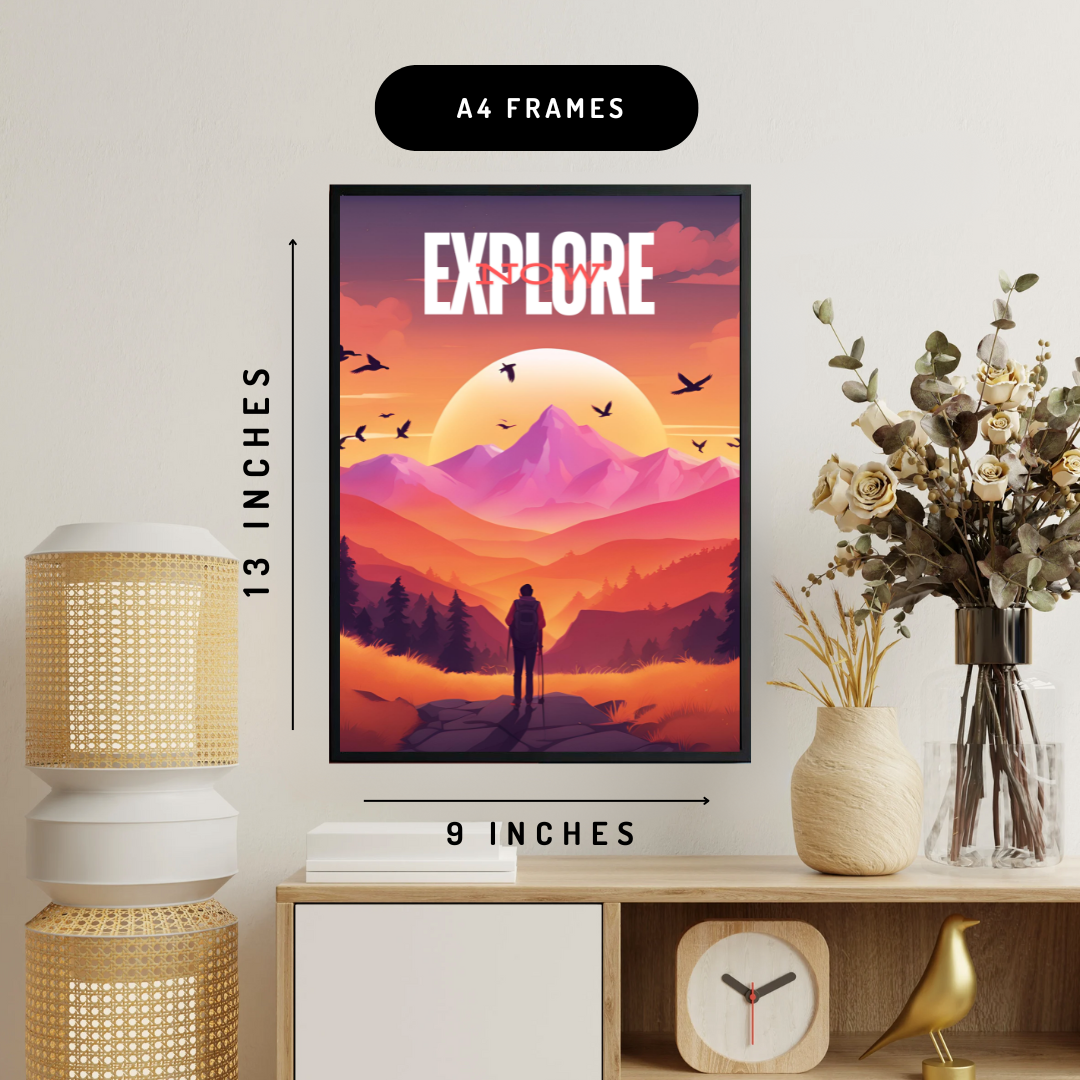 Explore Wall Art Poster