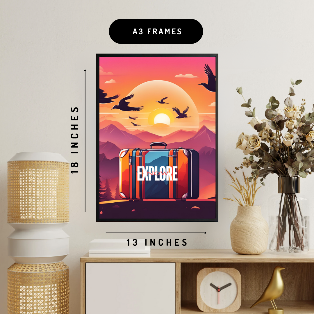 Explore Around Wall Art Poster