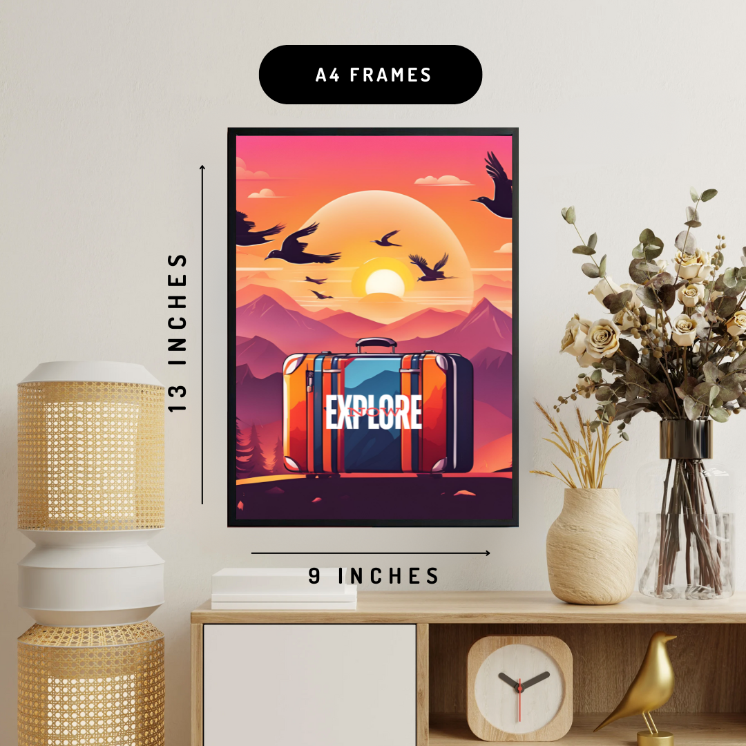 Explore Around Wall Art Poster