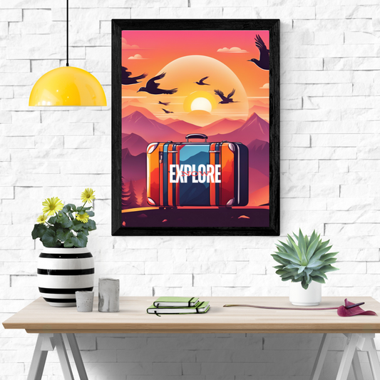 Explore Around Wall Art Poster