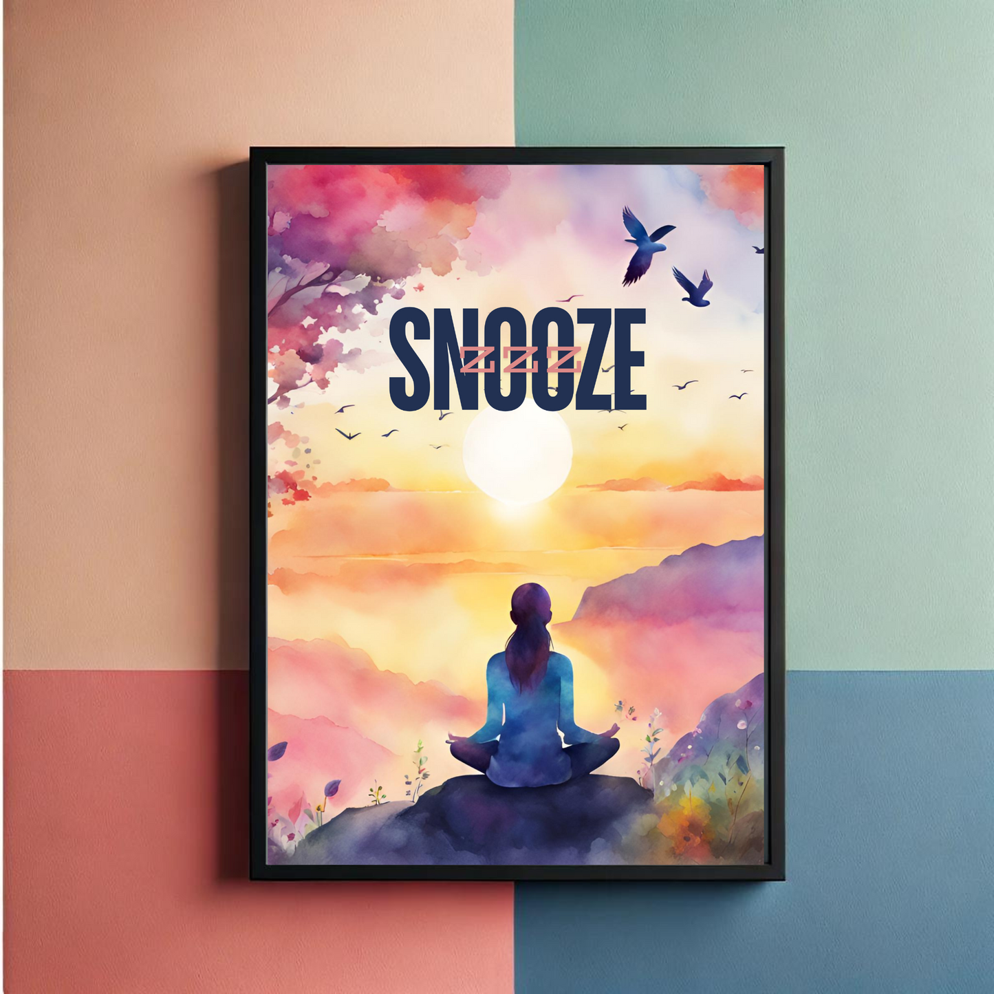 Snooze Wall Art Poster