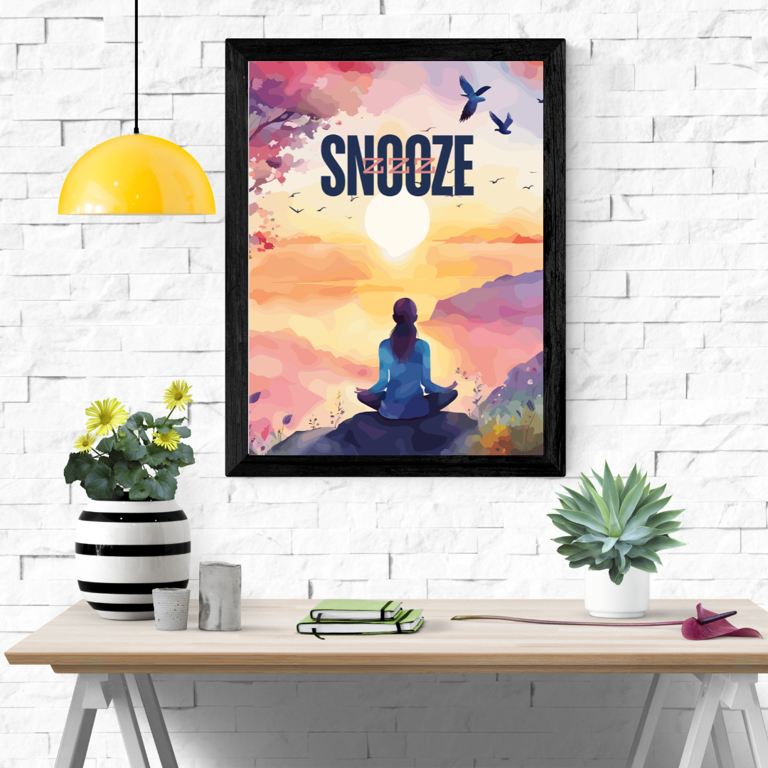 Snooze Wall Art Poster