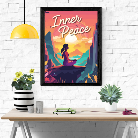 Inner peace Wall Art Poster