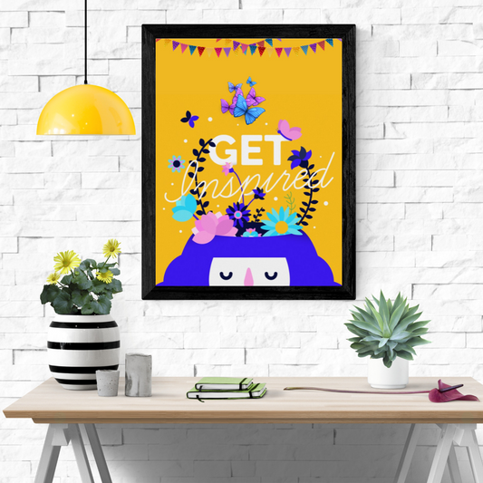 Get Inspired Wall Art Poster