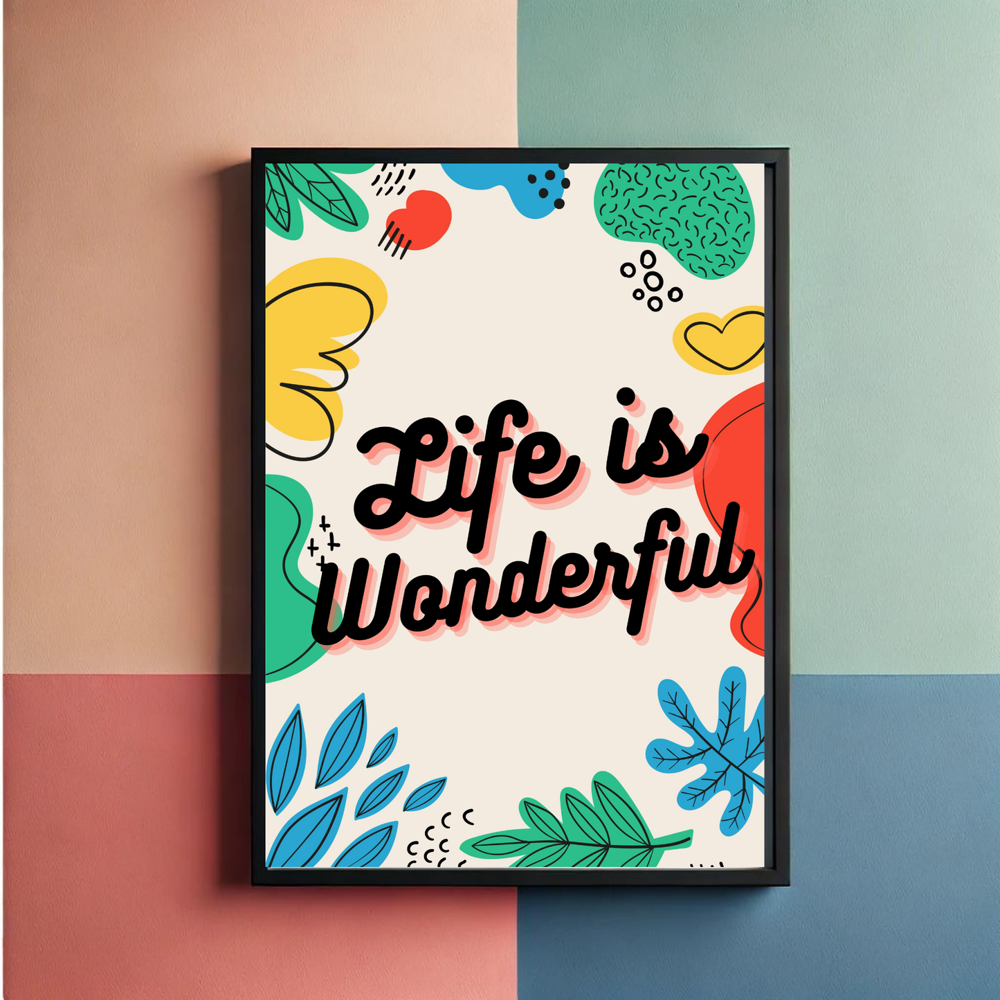Good Vibes Set Of 3 Wall Art Posters