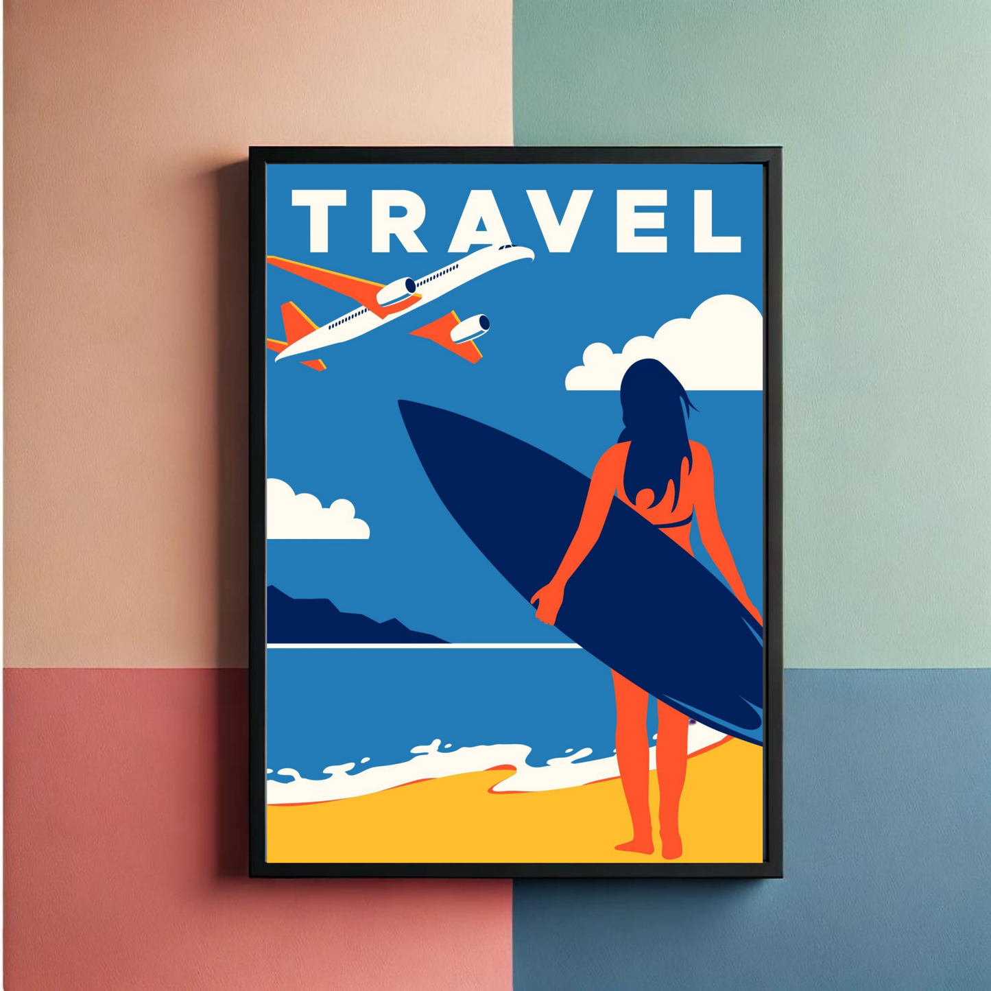 Travel Vibes Set Of 3 Wall Art Posters