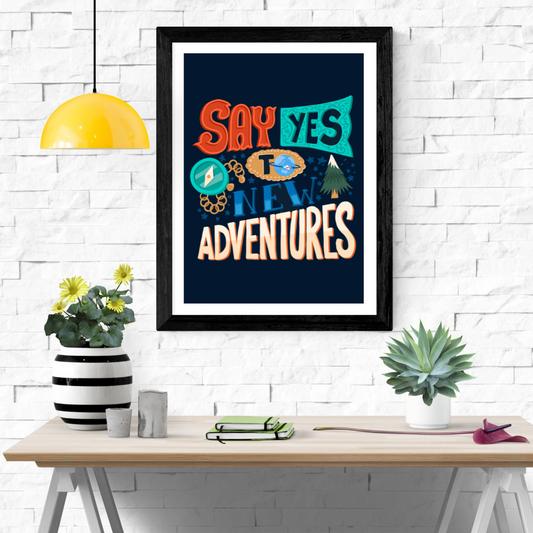 Adventure Wall Art Poster