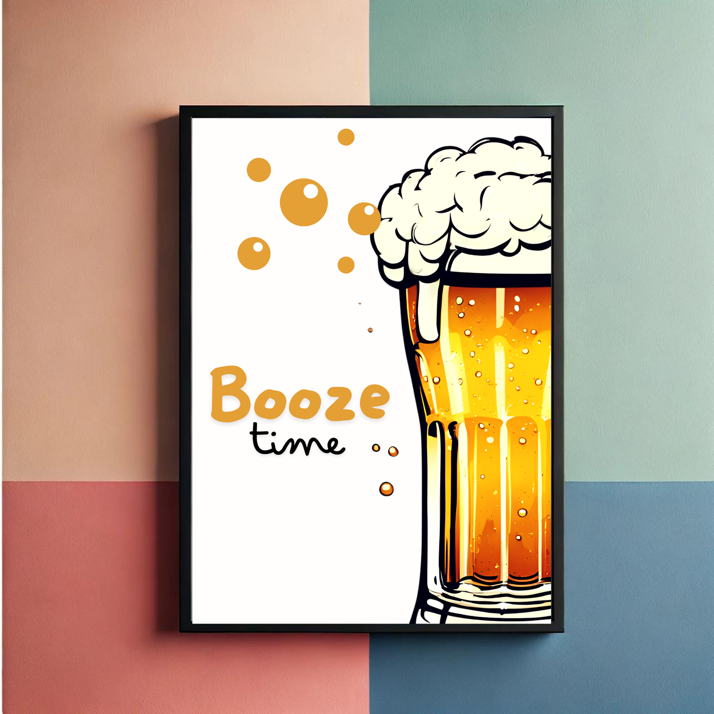 Beer Break Wall Art Poster