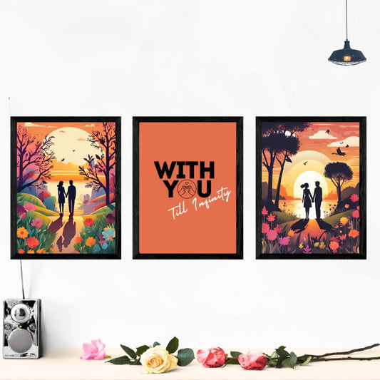 Till Infinity Set Of 3 Wall Art Posters